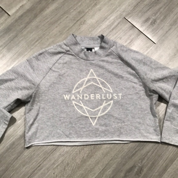 Adidas Wanderlust Graphic Long-Sleeve Cropped Tee - Picture 8 of 14